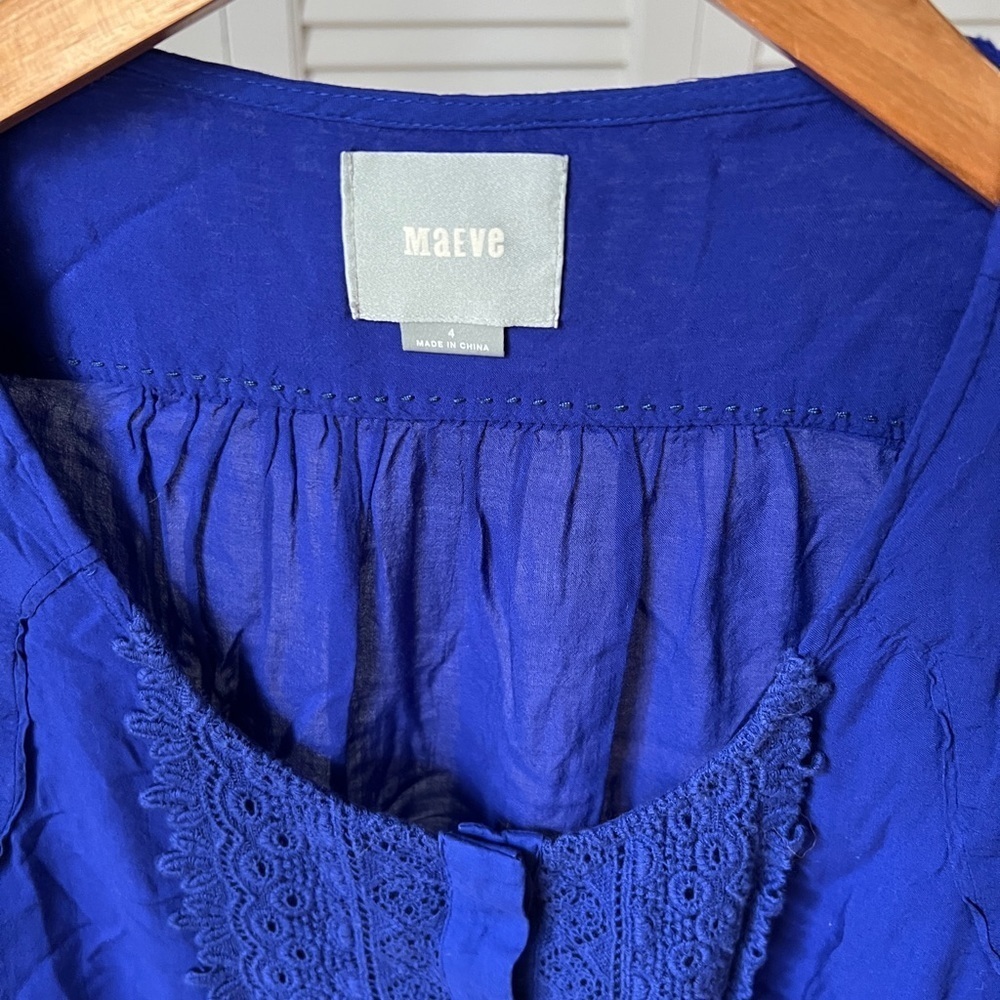 Maeve embroidered blouse - Picture 2 of 3